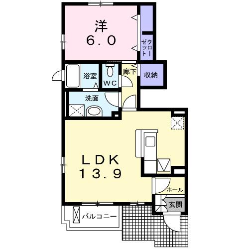 グラン・ソレイユＣ（101） 間取り図画像