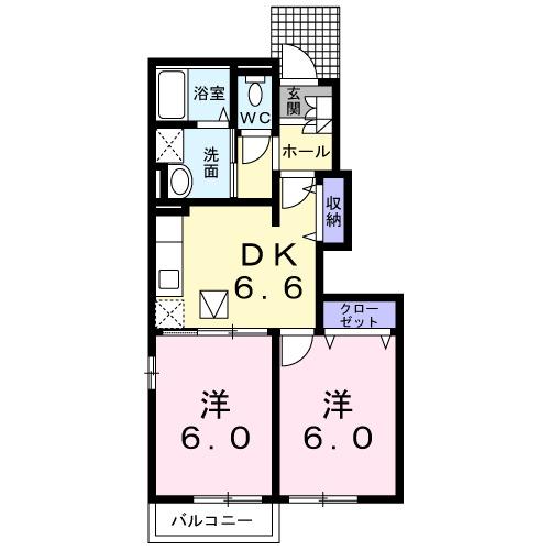 クリスタルガーデンＡ（102） 間取り図画像