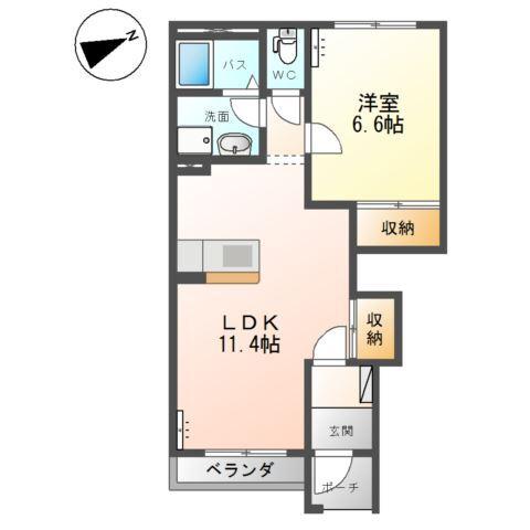 ラ・パレット 間取り図画像
