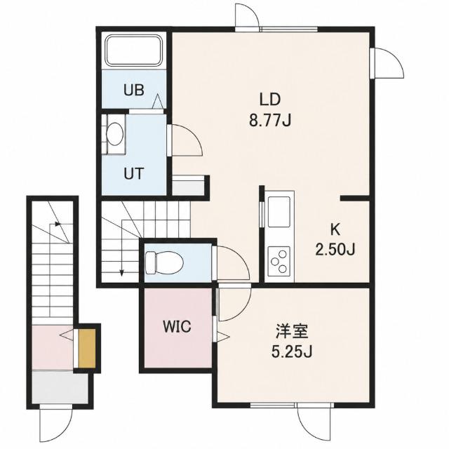 NC TERRACEⅡ【エヌシーテラスツー】（2F-D） 間取り図画像