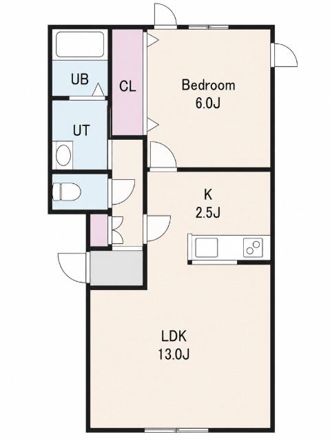Maison de クレールⅠ【メゾンドクレール】（103） 間取り図画像