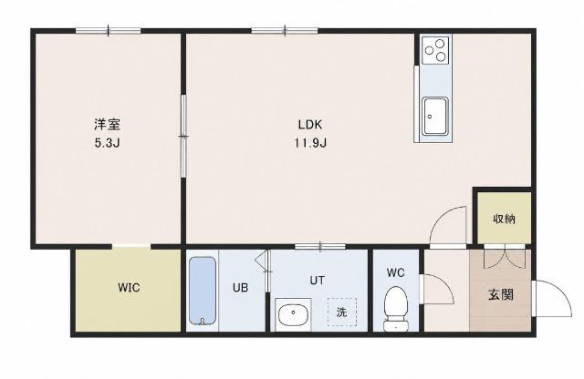 深堀町新築アパート（仮）（102） 間取り図画像