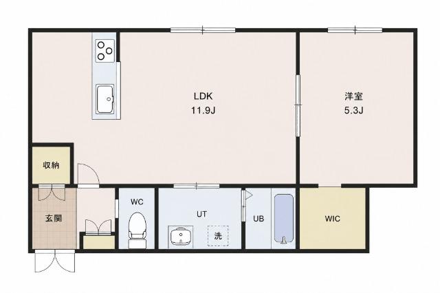 深堀町新築アパート（仮）（103） 間取り図画像