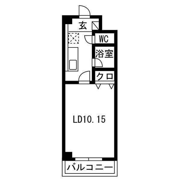 ピュアライフ・空（403） 間取り図画像