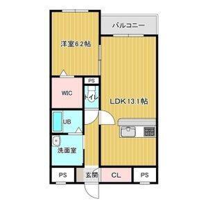 Amu.K（203） 間取り図画像