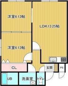 セイントロック湯浜（405） 間取り図画像