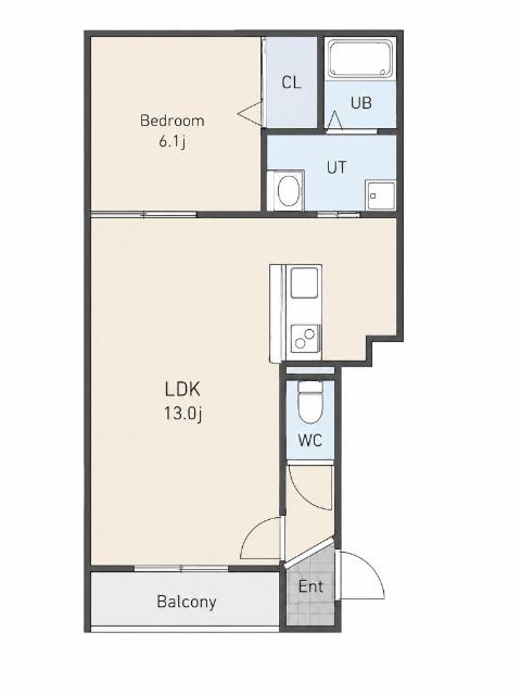 Bell Journee（ベルシャルネ）（401） 間取り図画像