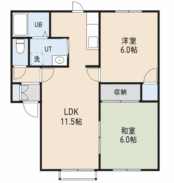 ケンパレスＣ棟（102） 間取り図画像