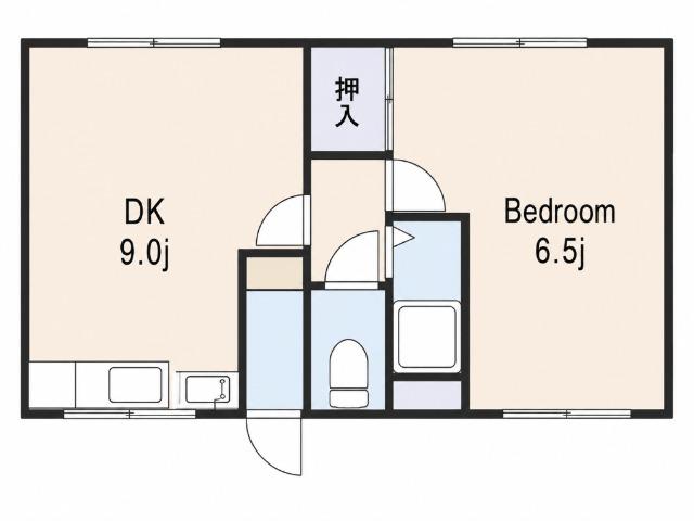 成田アパート（102） 間取り図画像