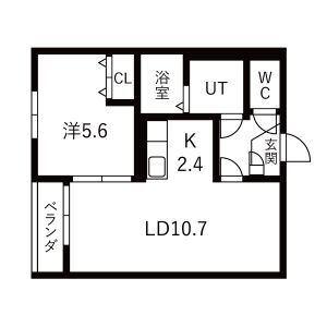 インフィニティ宮前（101） 間取り図画像