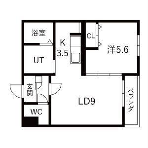 インフィニティ宮前（203） 間取り図画像