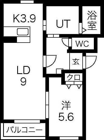 ポポラートIII（301） 間取り図画像