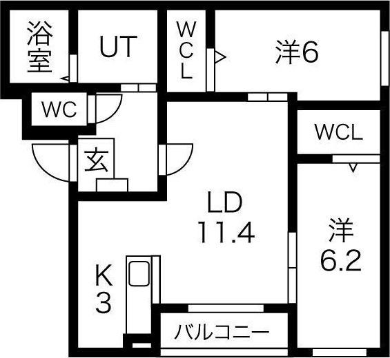 ハルヒルズ（104） 間取り図画像