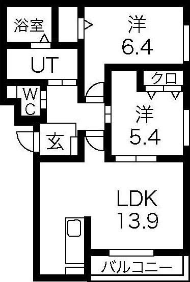 エーワイエー ヒルズ（204） 間取り図画像
