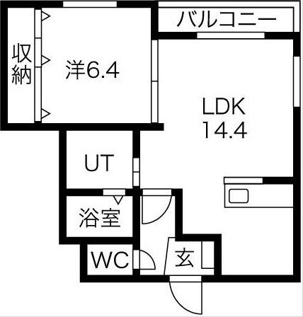 ラ　ベルマ（405） 間取り図画像