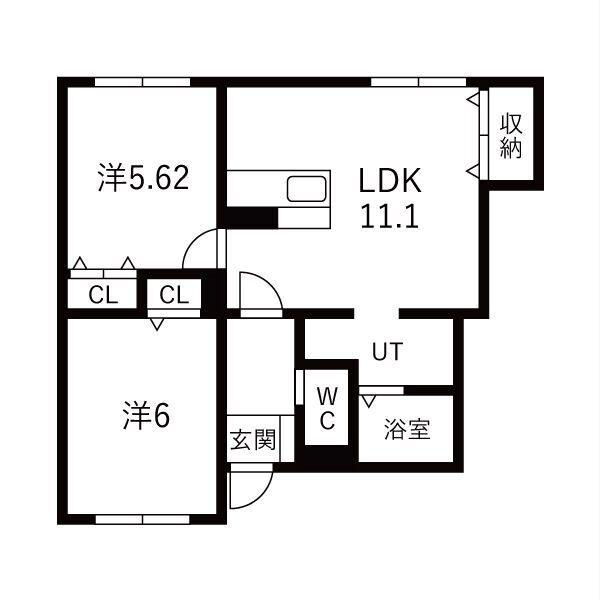 ジェクター（ＧＥＣＴＥＲ）（102） 間取り図画像