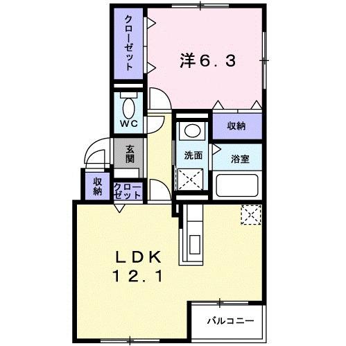 ジェルメ本町（101） 間取り図画像