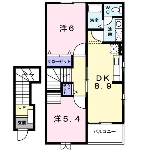タウン日吉弐番館（202） 間取り図画像