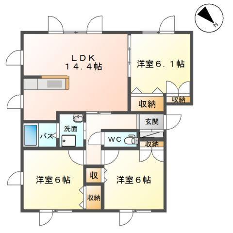 ルミナ・パピィＭ 間取り図画像