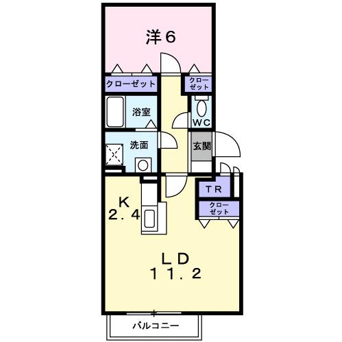 ジェルメ松陰（202） 間取り図画像