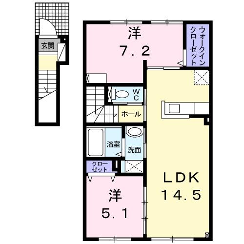 プライム　メゾン（201） 間取り図画像