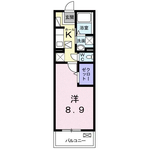 グラシオッソカツラ（102） 間取り図画像