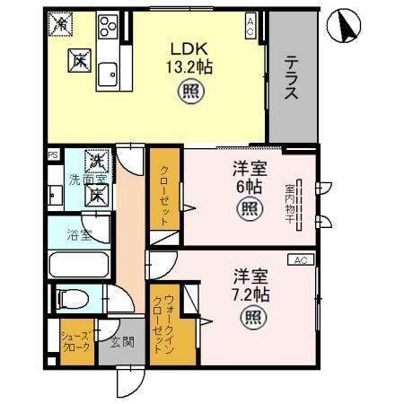 D-ROOM星川（105） 間取り図画像