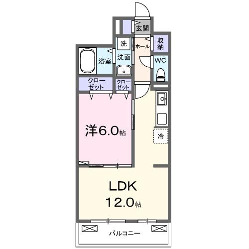 ヒカルサ熊谷久下ウエスト（204） 間取り図画像