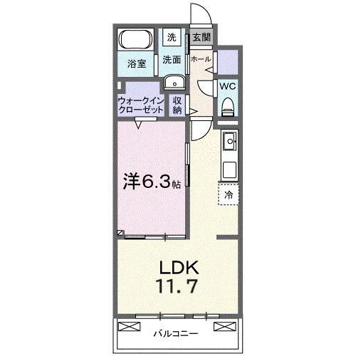 ヒカルサ熊谷久下ウエスト（202） 間取り図画像
