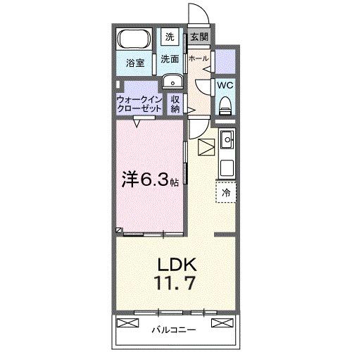 ヒカルサ熊谷久下ウエスト（102） 間取り図画像