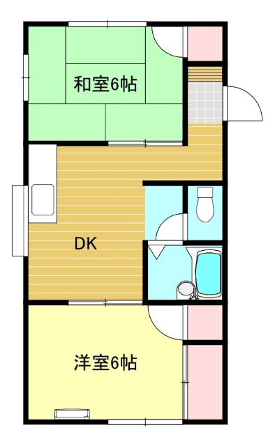リッキーハイツ（202） 間取り図画像
