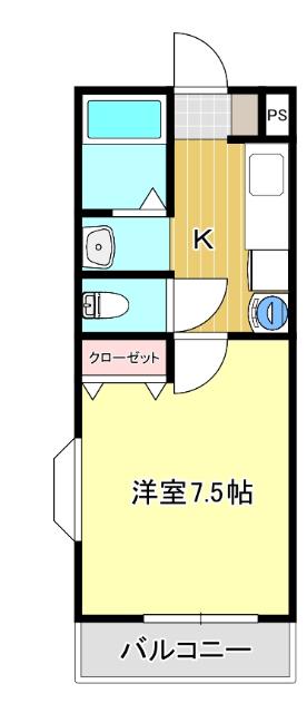アルムハイツ板倉（105） 間取り図画像