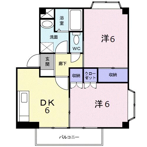 プランタンエトワール（101） 間取り図画像