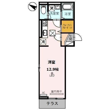 Ｄiｍorare(ディモラーレ)（101） 間取り図画像