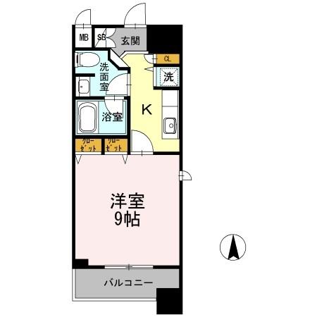 カスタリア堺筋本町（1104） 間取り図画像
