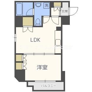 大阪市西区南堀江マンション 間取り図画像