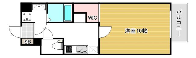大阪市中央区久太郎町マンション 間取り図画像