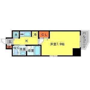 大阪市中央区材木町マンション 間取り図画像