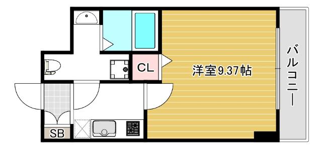 大阪市浪速区日本橋マンション 間取り図画像