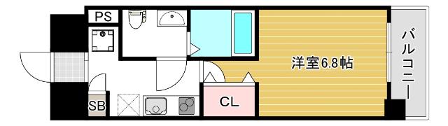 大阪市福島区吉野マンション 間取り図画像