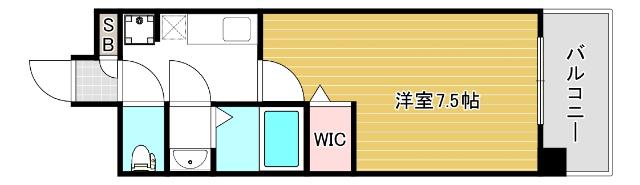 LUXE難波南（1319） 間取り図画像