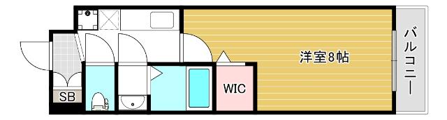 LUXE難波南（1216） 間取り図画像
