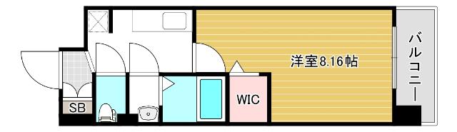 大阪市浪速区敷津西マンション 間取り図画像