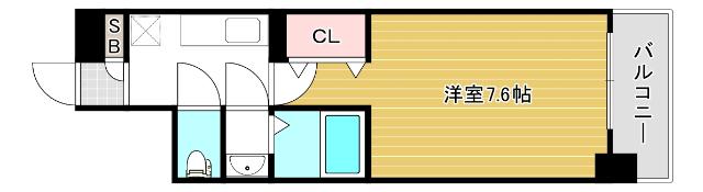 大阪市浪速区敷津西マンション 間取り図画像