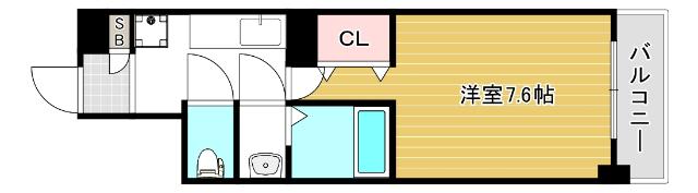 大阪市浪速区敷津西マンション 間取り図画像