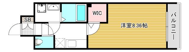 大阪市浪速区敷津西マンション 間取り図画像