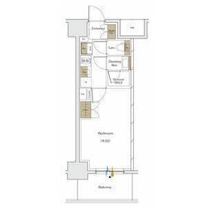 大阪市中央区谷町マンション 間取り図画像