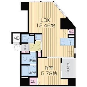 大阪市西区西本町マンション 間取り図画像