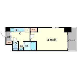 大阪市西区西本町マンション 間取り図画像