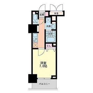 大阪市中央区内本町マンション 間取り図画像